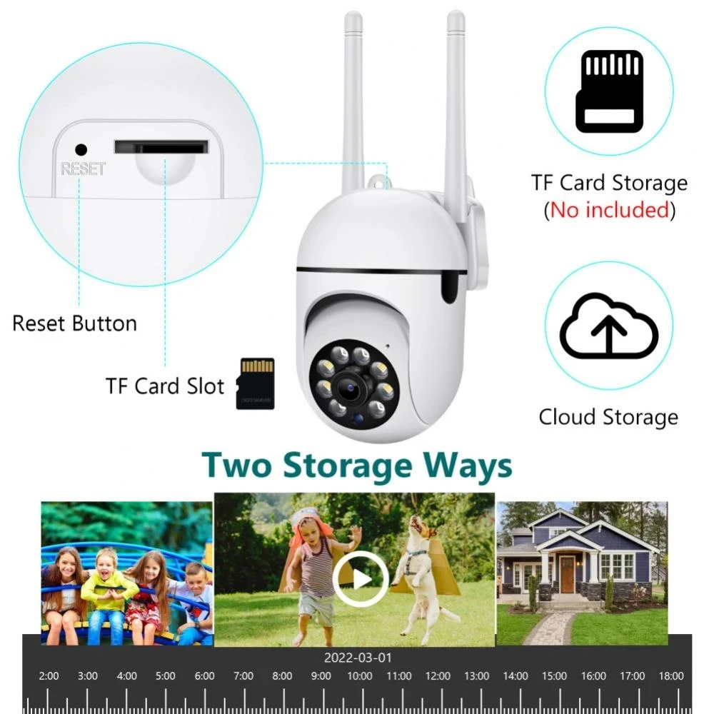 Ycc365 plus câmera wi-fi ao ar livre ai humano detectar câmera de vigilância sem fio proteção segurança cctv com câmera ip 1080p