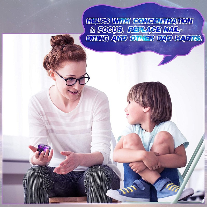 Infinity Cube Flip Toy para crianças, Ansiedade Fingertips Game, Antistress Puzzle, Magic Finger Fidget, Autismo Hand Gifts