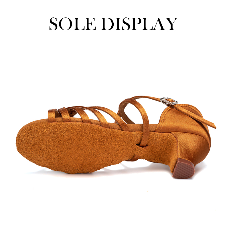 Latin dansschoenen voor meisjes dames dames ballroom moderne tango salsa dansvoorstelling schoenen medium hakken trainingsschoenen