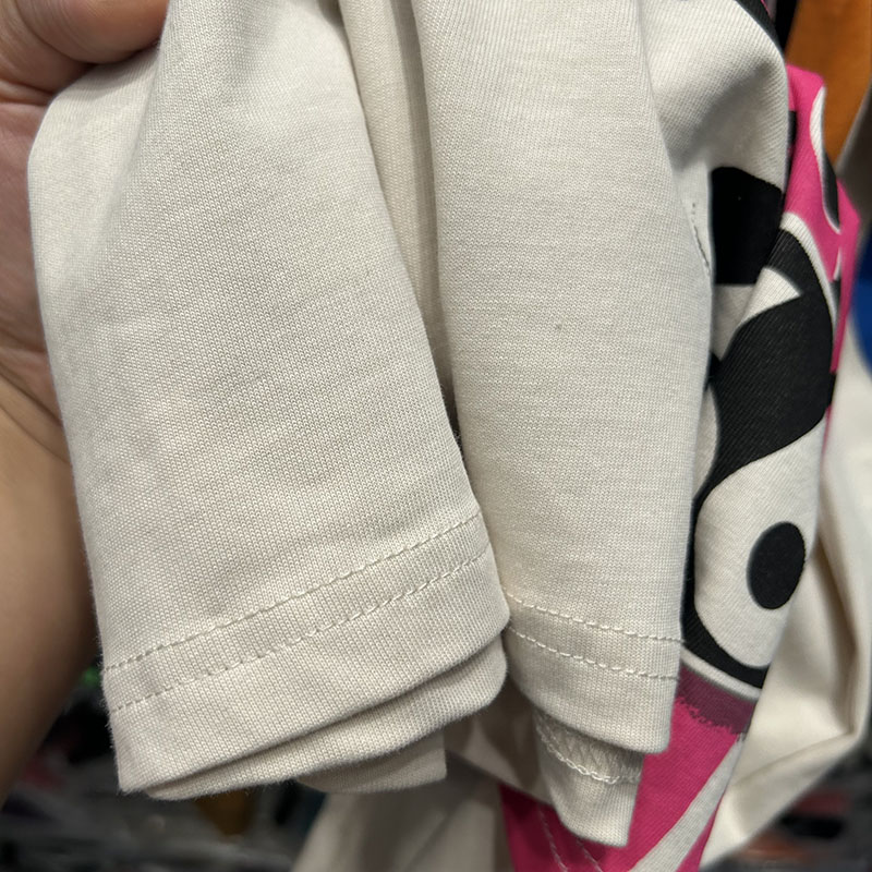 Camiseta holgada de manga larga con estampado de letras para mujer, jersey de cuello redondo, Top de algodón de longitud media, primavera y otoño 2023