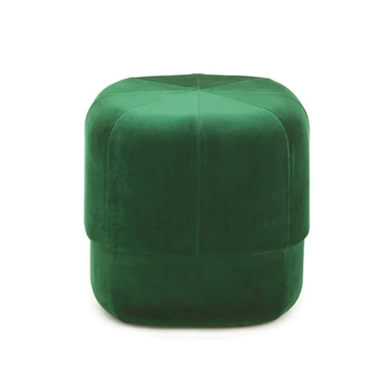 Simple Ottoman เปลี่ยนรองเท้าสตูลขนาดเล็ก Apartment ห้องนั่งเล่นต่ํา Ottomans โมเดิร์นช้อปปิ้งโซฟาสตูลฟักทองสร้างสรรค์สตูล