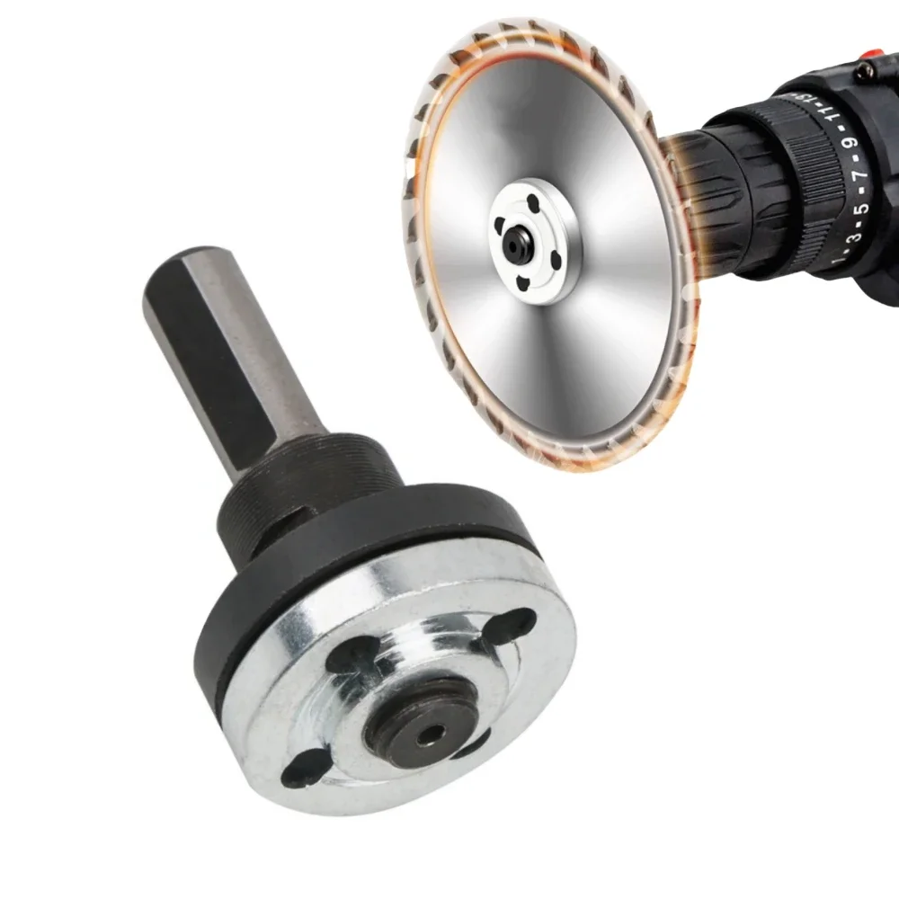 10 mm elektrische boormachine converteren haakse slijper metalen drijfstangset - slijpen verbindingsadapter voor doorslijpschijf polijstschijf