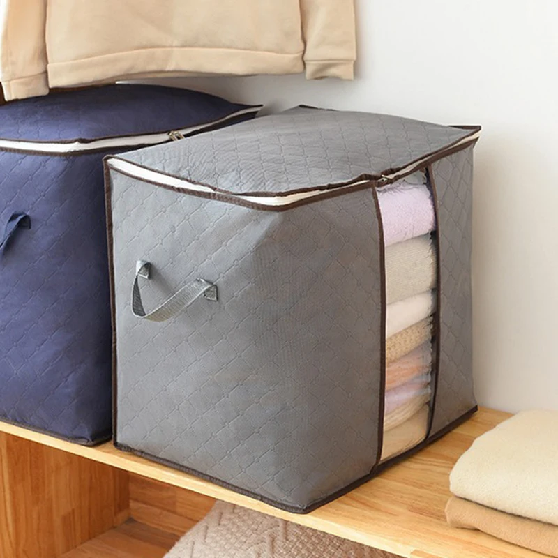 Borsa portaoggetti extra large per indumenti, biancheria da letto, tessuto non tessuto spesso, bagagli e borse per lo spostamento a prova di umidità