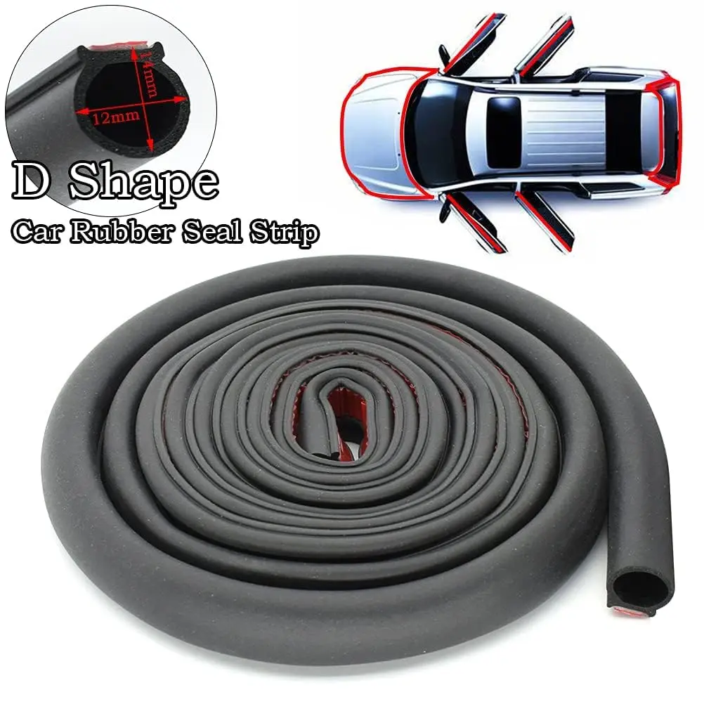 Truck Rubber Strip Big D Small D Car Door Cab Seal Trunk Soundproof Strip Engine Cover Strip Dust and Waterproof Seal Strip