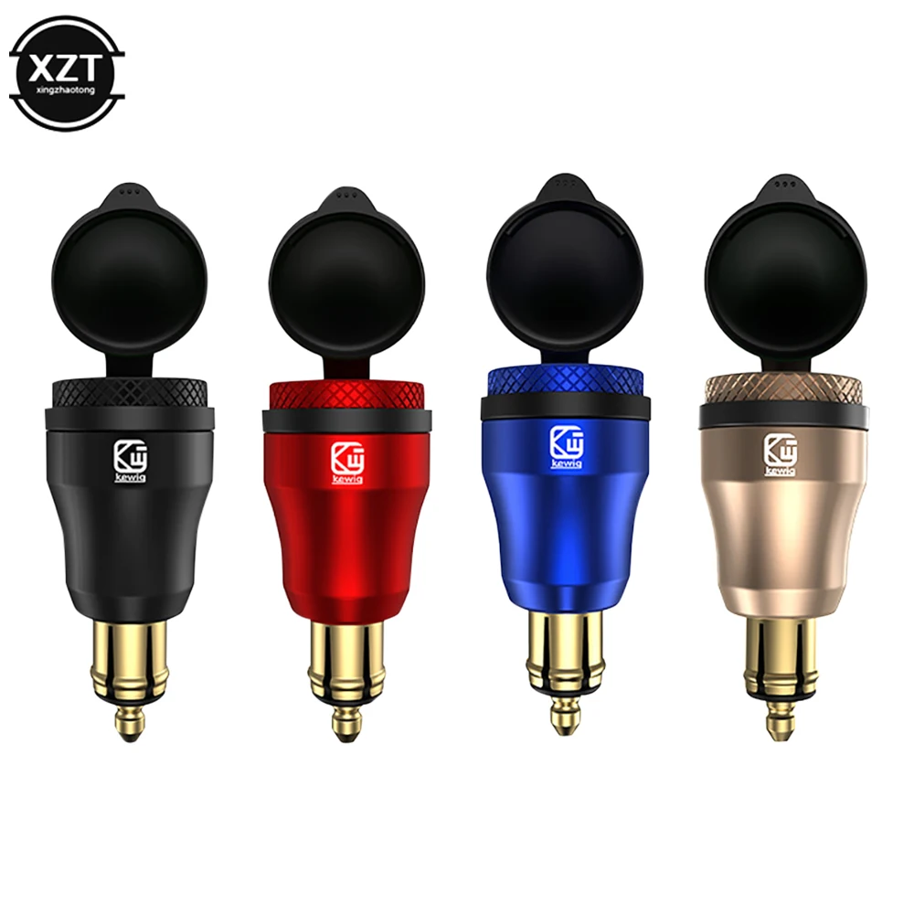 Cargador impermeable para motocicleta 30W QC3.0 USB tipo C PD adaptador de corriente Hella DIN enchufe cargador rápido para BMW Ducati Triumph