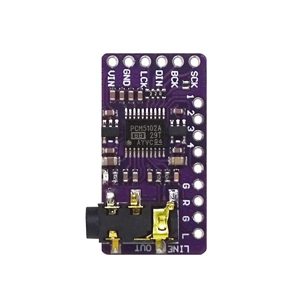 Interface I 2S Pcm5102a Dac Decoder GY-PCM5102 I 2S Speler Module Voor Raspberry Pi Phat Formaat Board Digitaal Pcm5102 Audio Board