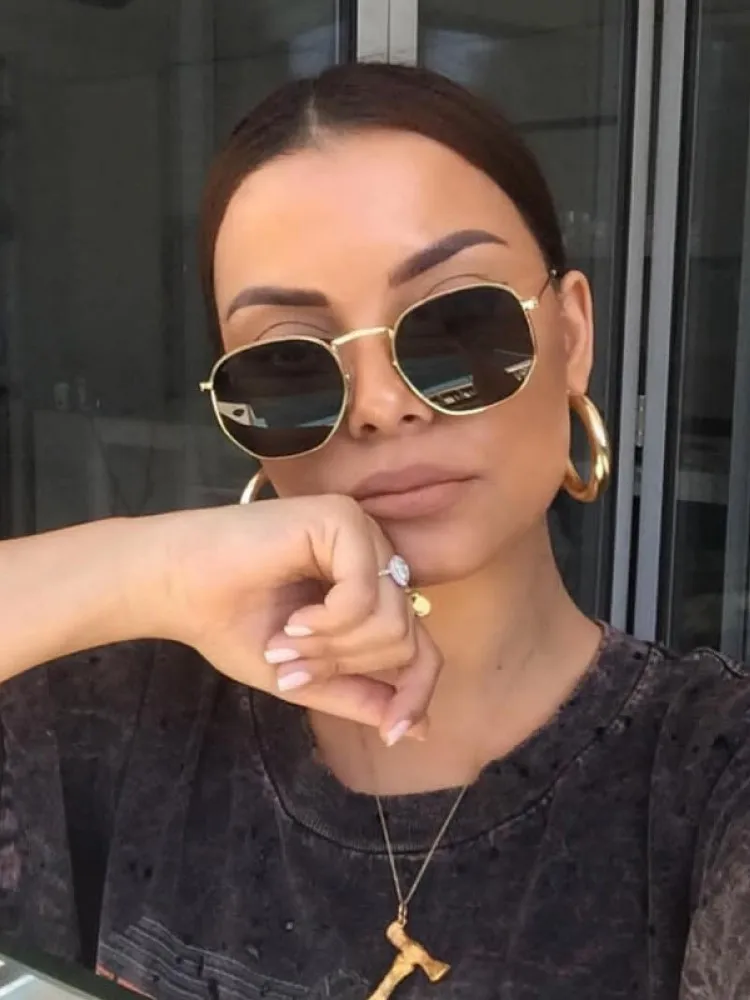 Gafas De Sol De Metal Vintage para hombre, gafas De Sol De diseñador De marca para mujer, gafas De conducción clásicas para mujer Uv400, gafas De Sol masculinas