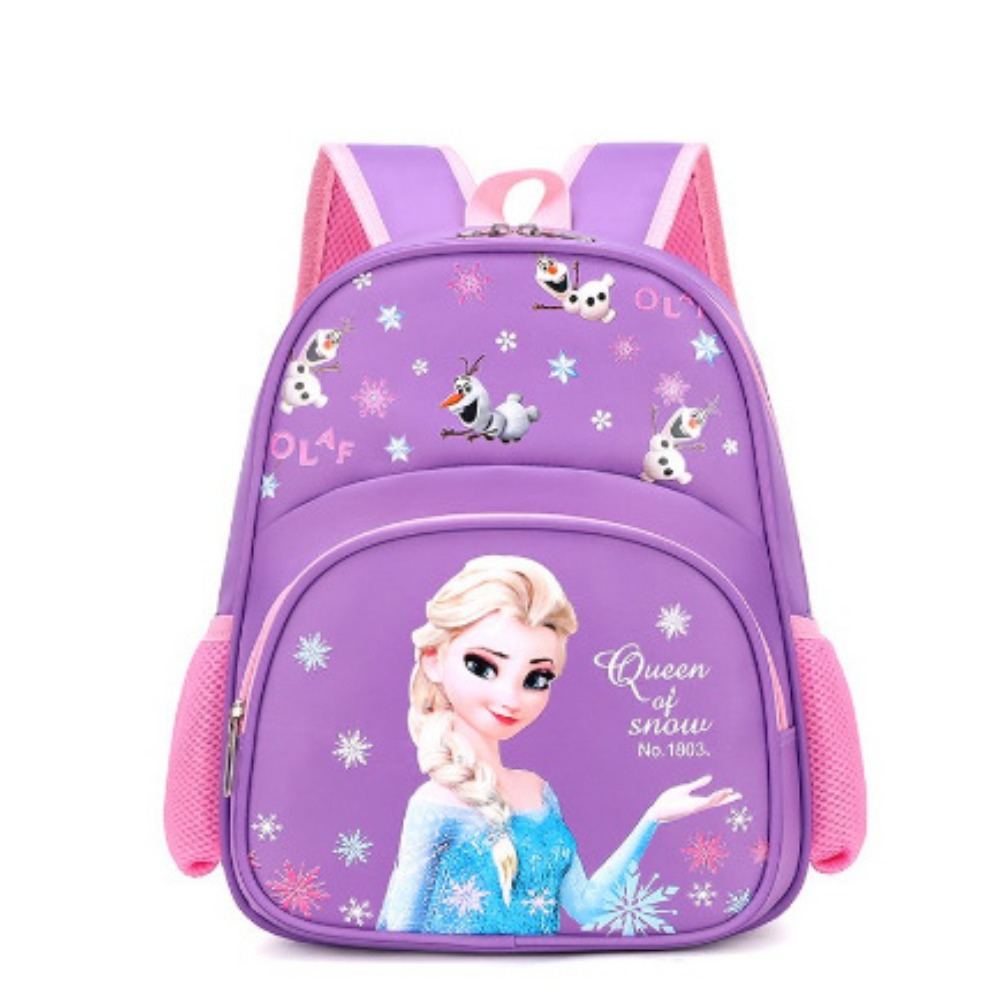 Nouveaux sacs à dos Elsa pour filles âgés de 3 à 7 ans, grande capacité, imperméables, légers, confortables, respirants, protection de la colonne vertébrale, sacs d'école