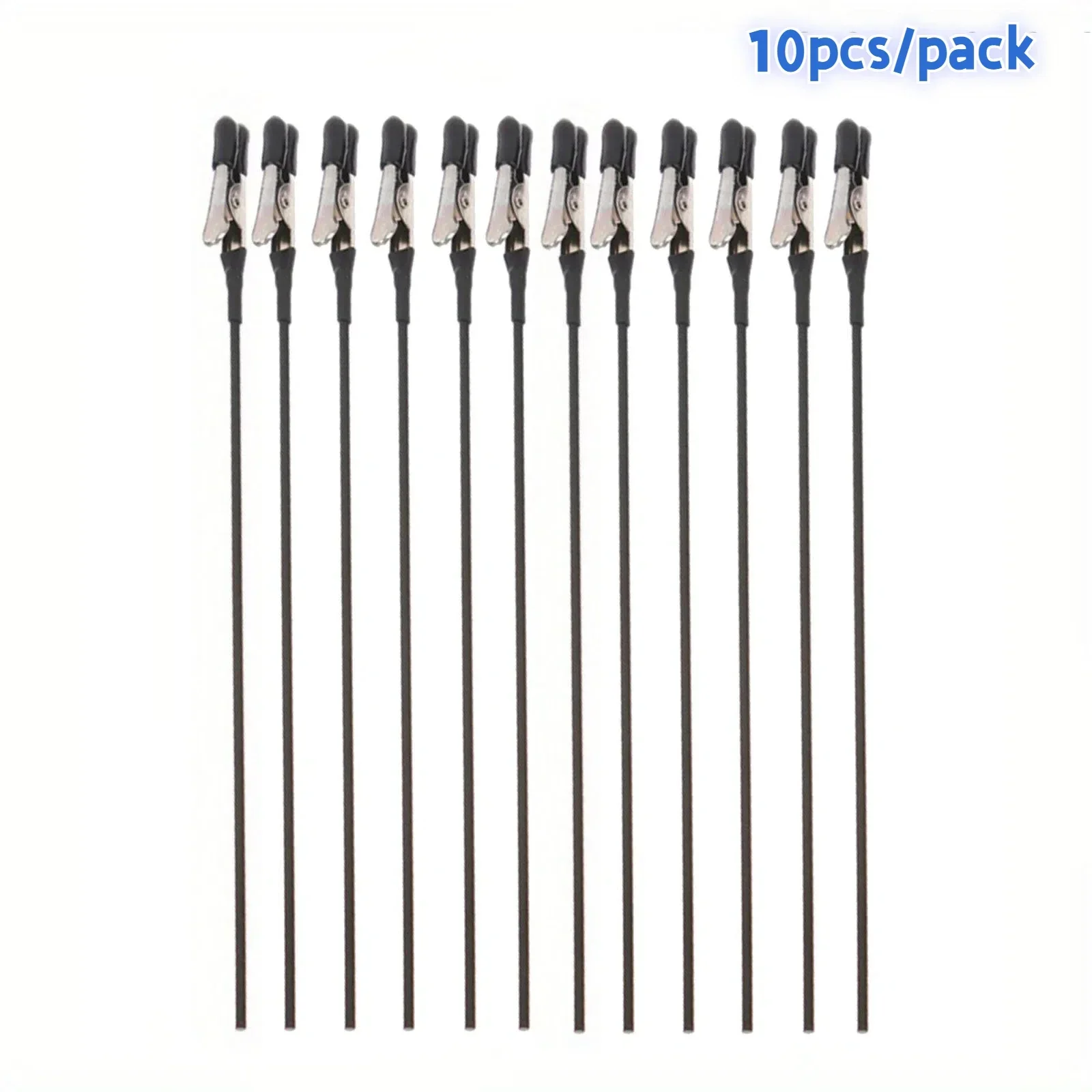 10 Uds modelo de Metal pintura pinza de cocodrilo palo con puntas de goma abrazadera de aerógrafo para Gundam Hobby modelo pintura para colorear herramienta de bricolaje
