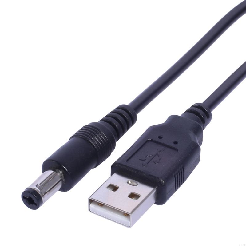M7BE USB fleksibel ke DC5.5 x 2.1mm Pengisian Kawat untuk Hard Enclosures 39.37in