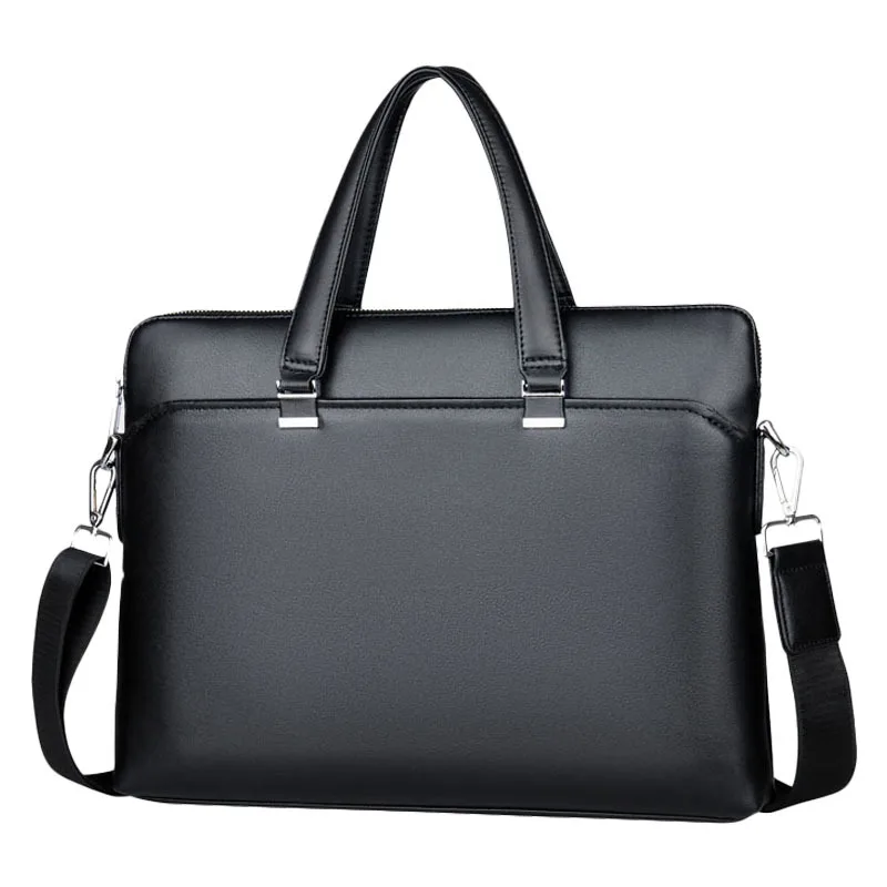 New Men's Handbag, Casual Business Briefcase, Large-capacity Computer Bag, Simple and Fashionable Single-shoulder Crossbody Bag