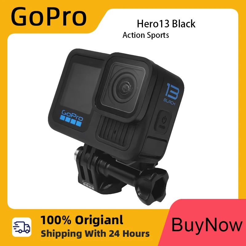 【EU Stock】GoPro Hero 13 Black Sports Camera Waterproof and Anti Shake Cycling 5.3K Video Live Sports Camera Go Pro Hero 13