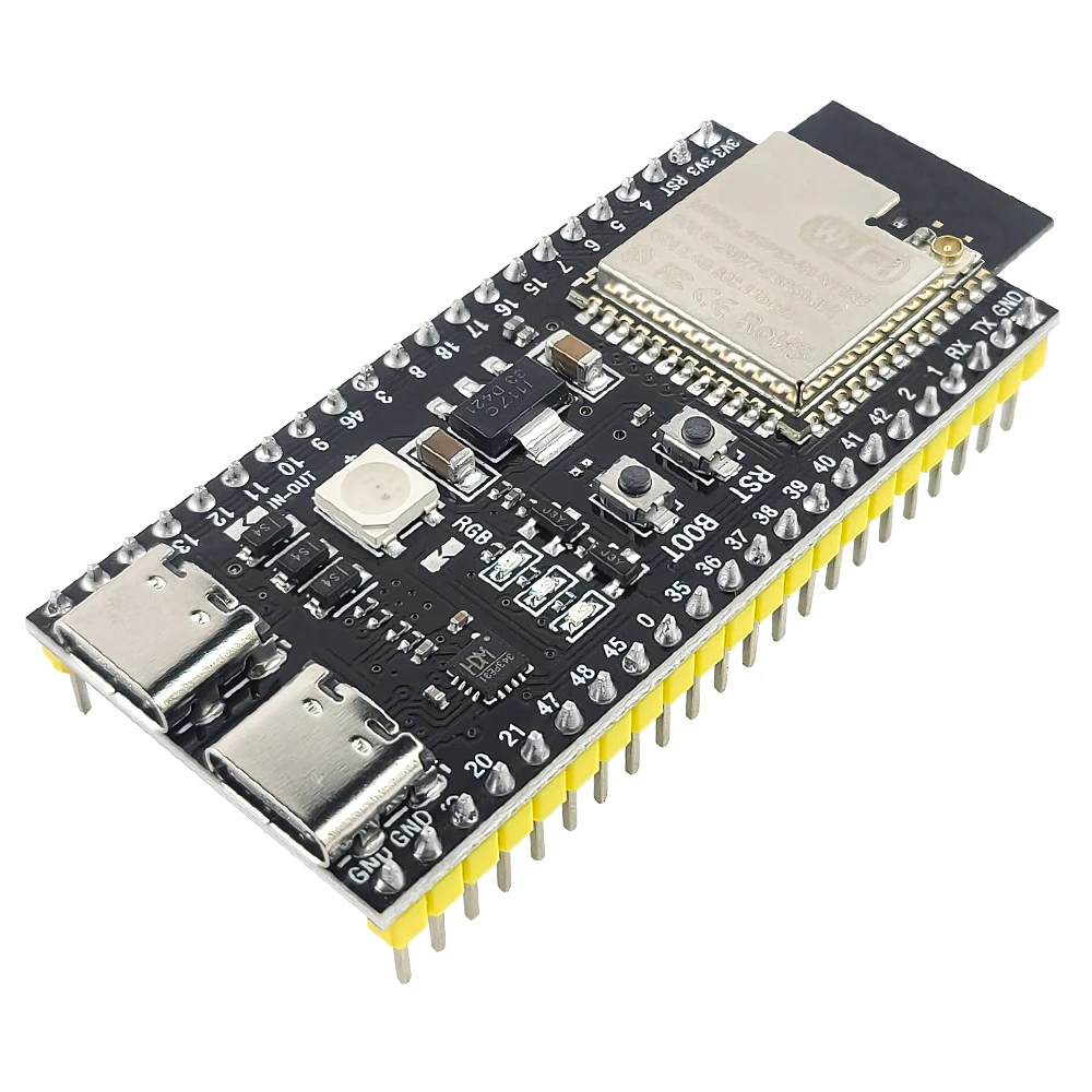 Плата разработки ESP32 S3 с комплектом адаптеров расширения Модуль 2,4G Wi-Fi BT MCU ESP32-S3WROOM1 N16R8 44Pin Type-C ESP32-S3