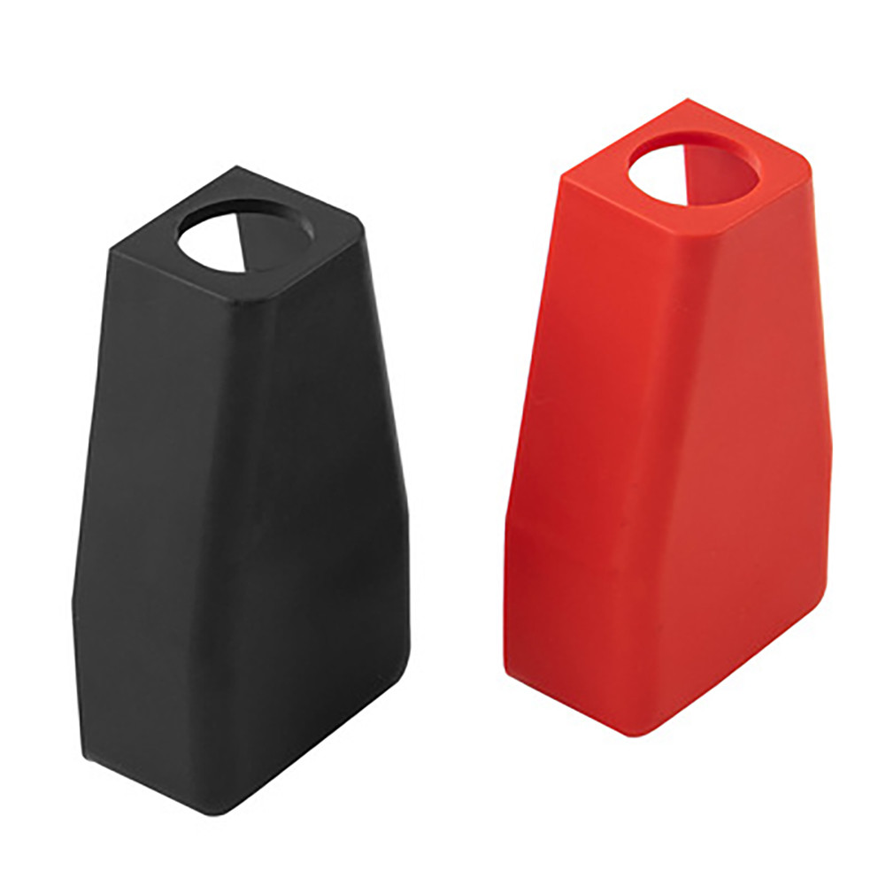 2 個車のバッテリー端子カバープラスマイナストップポストキャップ保護絶縁ケースバッテリーワイヤーコネクタゴムキャップ