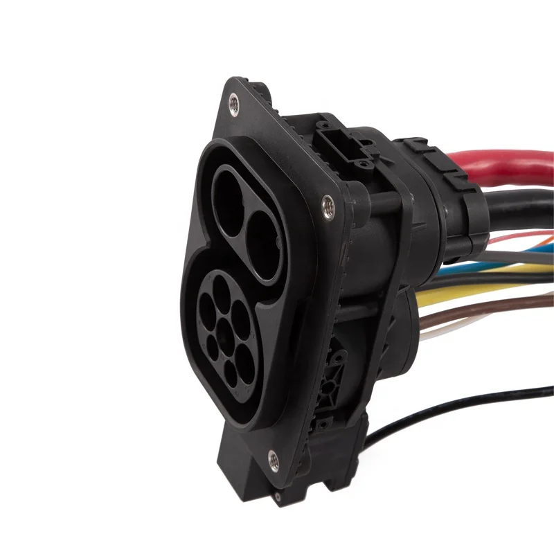 2025 alta qualidade dc ccs veículo elétrico carregamento ccs2 ev soquete 200a combo conector de carregador rápido