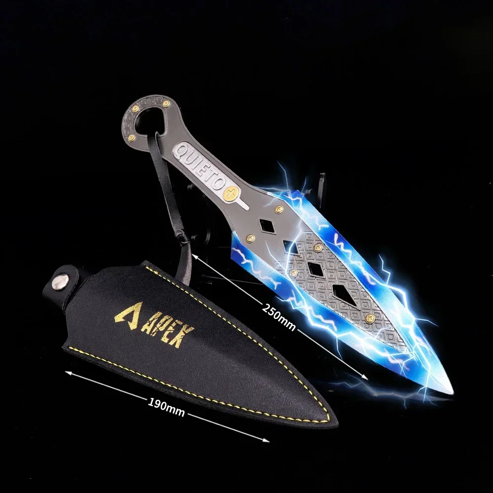 APEX Legends Wraith Heirloom Kunai Plus Turnning Metallmodell Spiel Peripherie Samurai Katana Schwerter Sammlerwaffe Spielzeug Messer