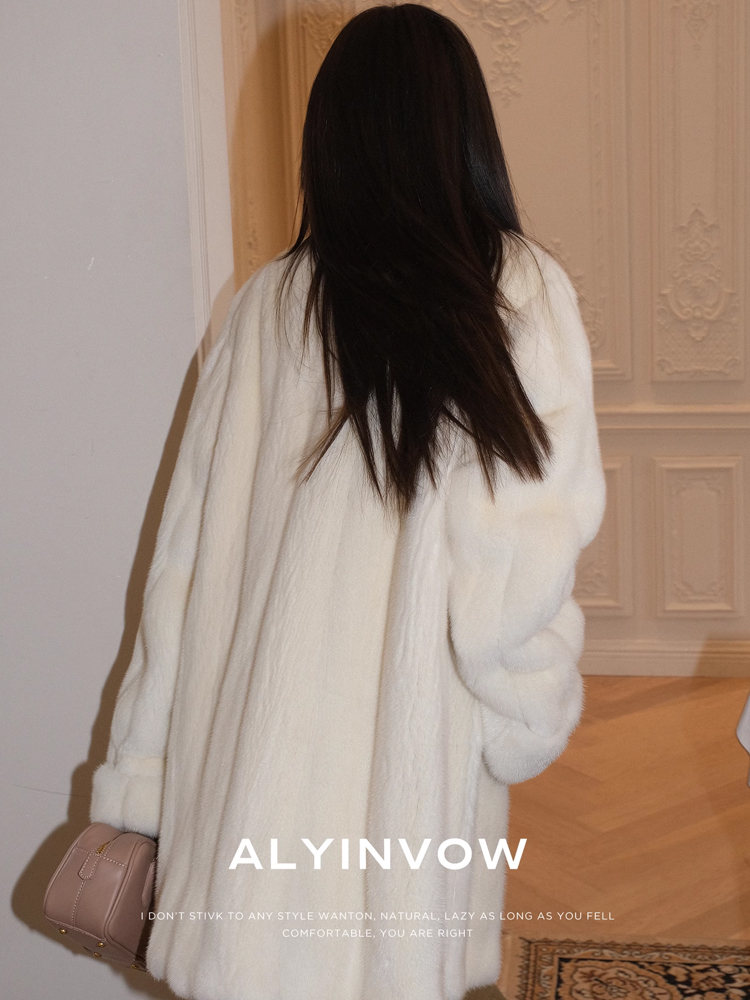 Hdhohr-天然ミンクの毛皮の女性用コート,本物のミンクの毛皮の女性用アウター,高品質,暖かい冬のジャケット,新しい,2022