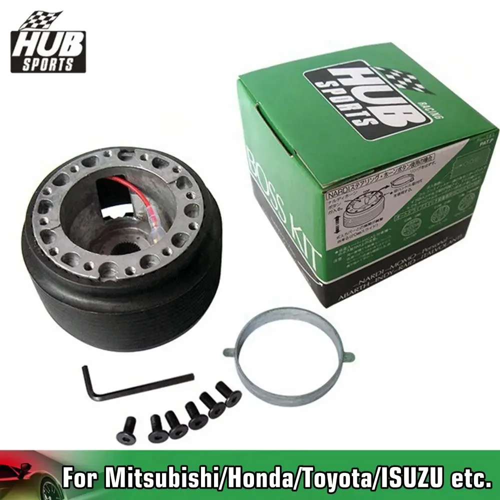 HUB Sports Jdm Style Boss Kit Адаптер ступицы рулевого колеса с 6 отверстиями для Mitsubishi Honda Toyota ISUZU Subaru Proton Acura и т. д.
