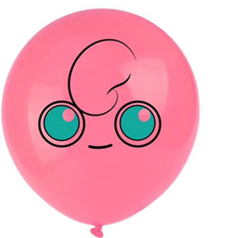 만화 포켓몬 피카추 라텍스 풍선 세트 피카추 Squirtle Charmander 모델 풍선 장난감 어린이 생일 파티 공급 장식