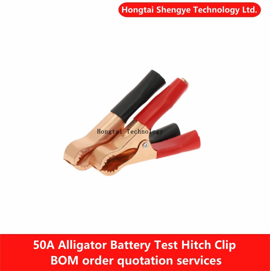 50A 80 мм крокодил автомобиль мотоцикл караван тест аккумулятора D изоляционный зажим красный + черный