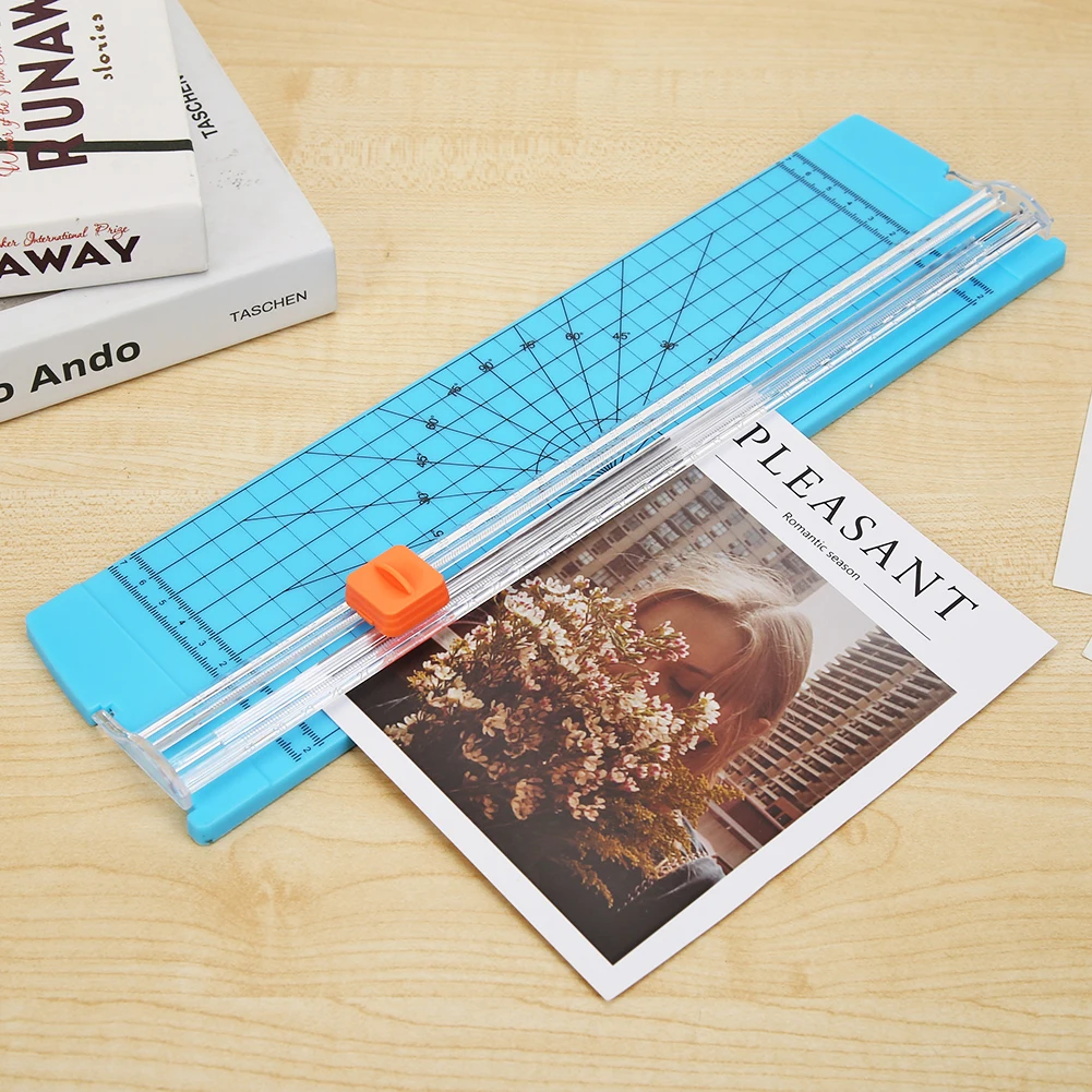 A4/A5 Papier Snijden Guillotine Papier Snijmachine Fotokaart Payslip Snijmat Tool Met Schaal Foto Trimmer Plakboek Mes
