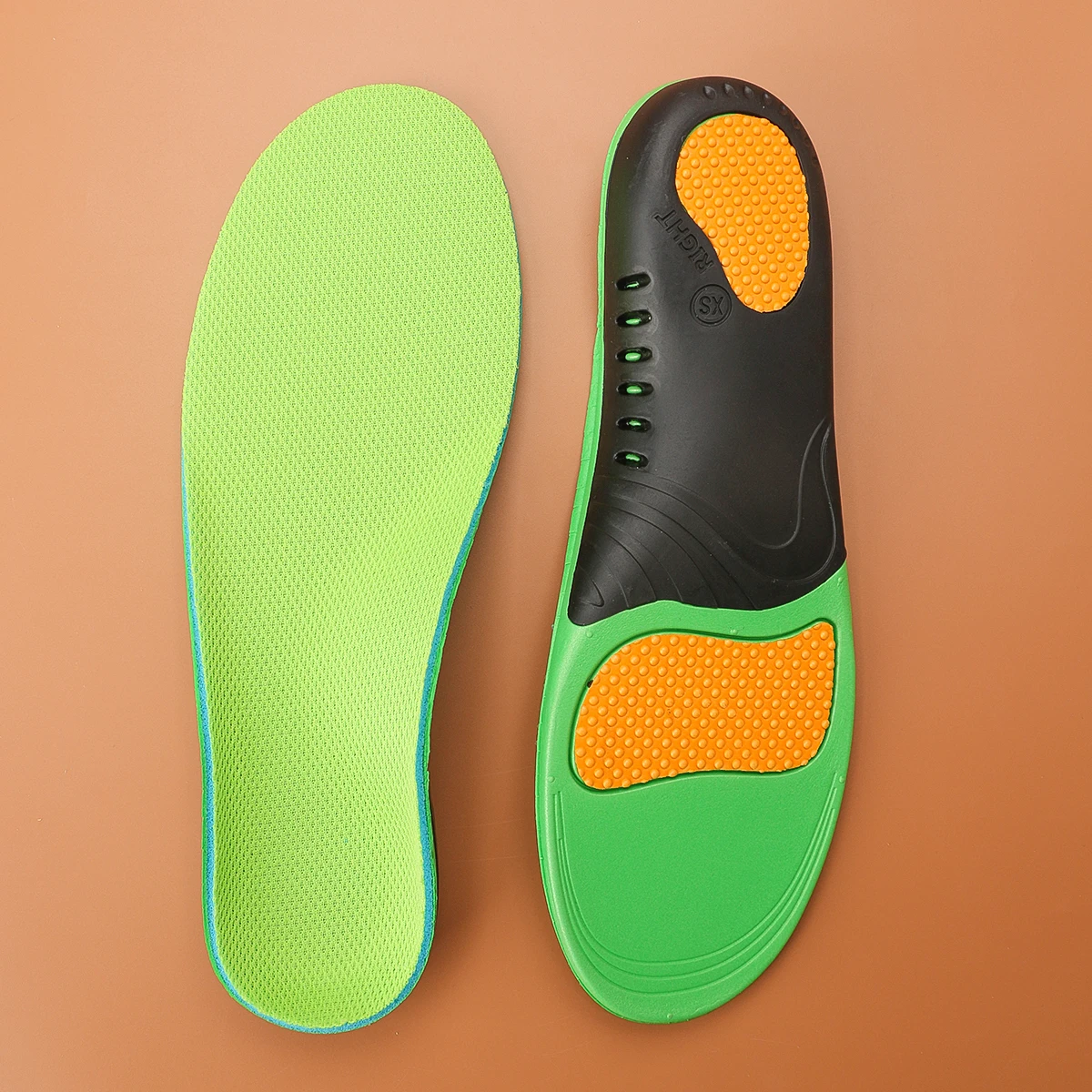 Soletta ortopedica in EVA, plantare plantare plantare per piedi X/O tipo correzione gamba plantare plantare piatto, soletta per scarpe sportive elementi essenziali per l'escursionismo