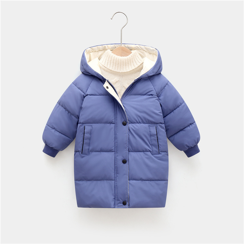 Ropa de abrigo larga para niños, ropa de algodón para adolescentes, abrigos Parka acolchados de algodón para niños y niñas, chaqueta cálida gruesa para invierno y otoño