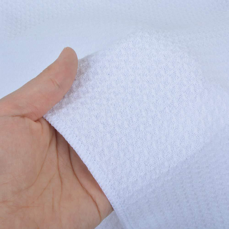 Serviettes blanches en polyester pour le visage, serviette de thé et de salive vierge, sublimation bricolage, 10 pièces