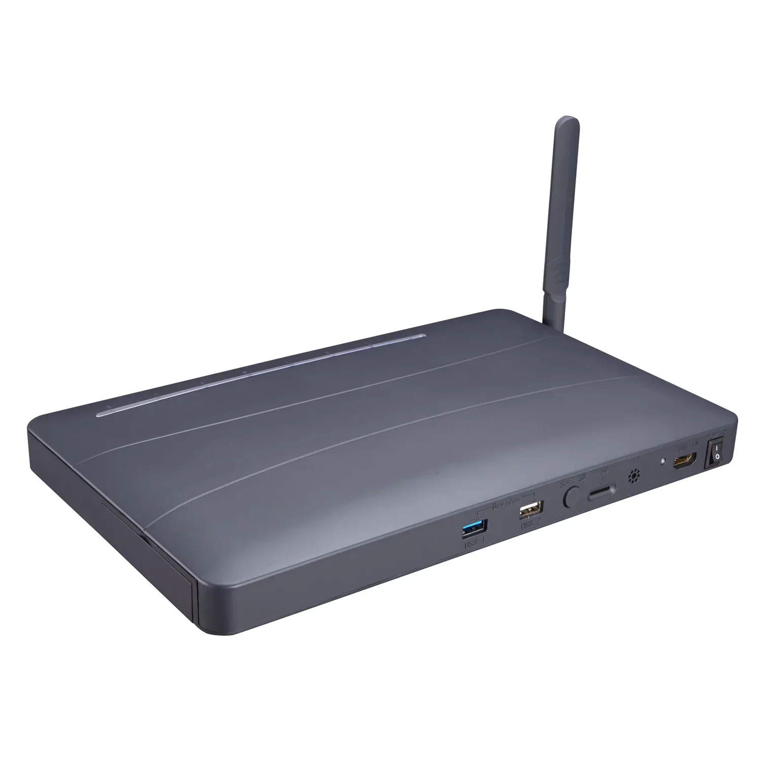 Caja de Streamer de vídeo 4K de 8 vías, 1 en 8 salidas, reproductor HDMI, de 8 puertos reproductor multimedia, divisor HDMI, reproductor Flash USB U para TV Store Game