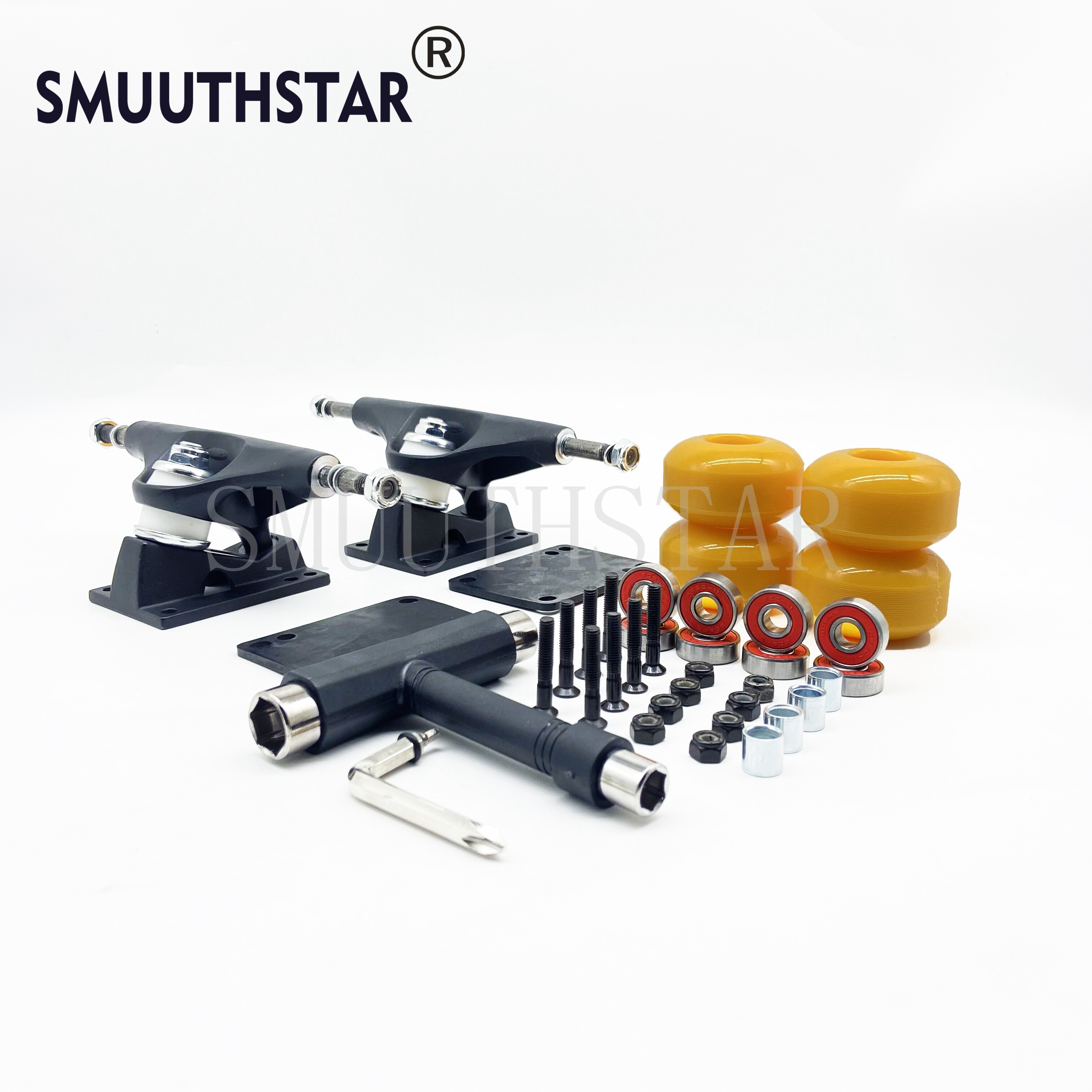 Skateboard Trucks (Paar) 5 Zoll generische 52x32mm Skateboard Räder Pu Räder 98a passt 4, 5-1, 5 "Skate Decks