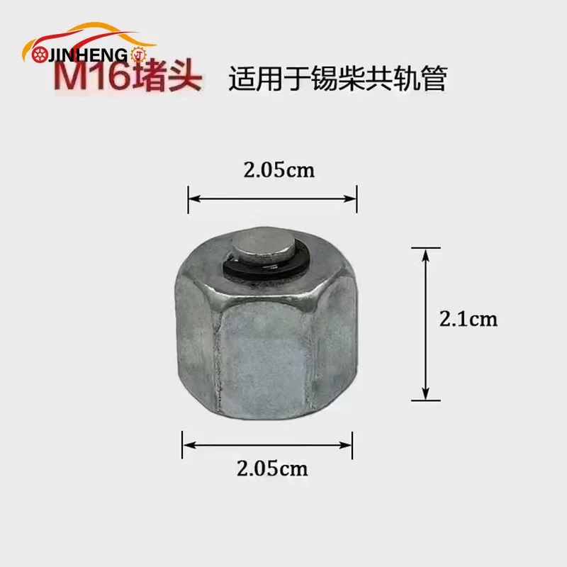 Common Rail Tube Plug Common Rail Injector Cap Common Rail Injector Tube Block-Off Tool Sealing Plug M12 M14 M16 M18 M20