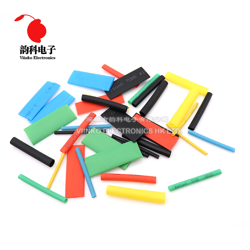 530 stücke Polyolefin Schrumpfen Verschiedene Schrumpf Rohr Draht Kabel Isolierten Schlauch Schläuche Set 2:1 Wasserdichte Rohr Hülse Kit