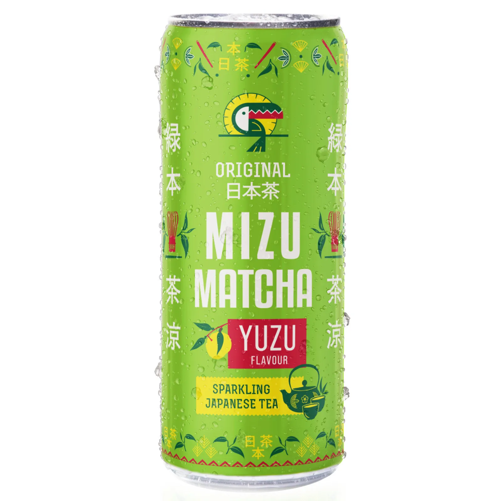 Napój gazowany VITAMIZU Mizu Yerba Mate Matcha Yuzu 330 ml