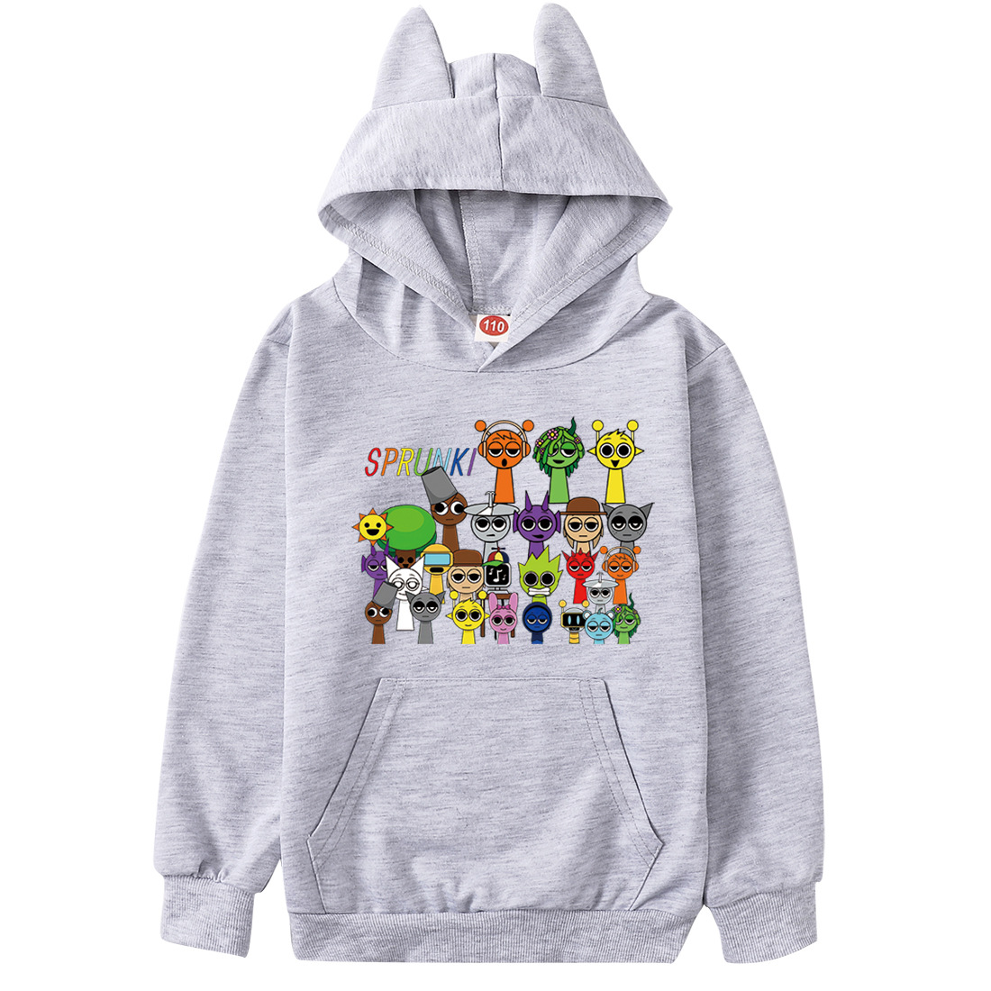 Sudadera con capucha de manga larga para niños y niñas, abrigos informales, ropa para niños, superventas, splunki Horror Game