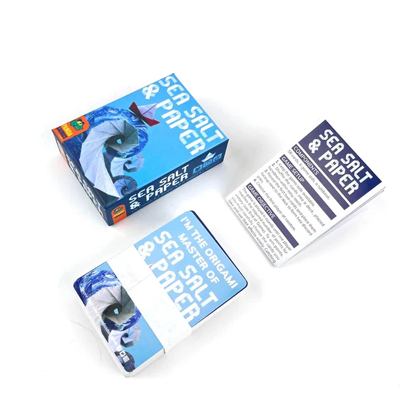 Sea Salt and Paper English Board Game, 2-4 Players, Family and Party, Funny Table Game, Friends Entertainment, Strategy Game