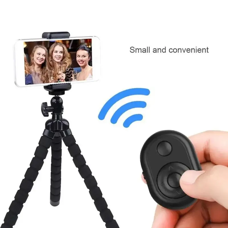 Mini bezprzewodowy pilot zdalnego sterowania kompatybilny z przyciskiem migawki samowyzwalacza Bluetooth dla aparatu Android Apple