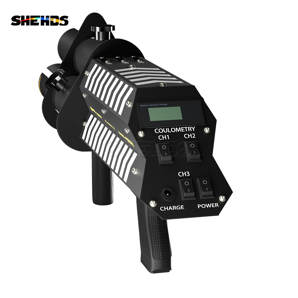 Shehds-電子サジュートキャノンガン、カラー、バッテリー、電気、紙吹雪、DJ、ディスコ、結婚式、1および3ヘッド用の防火作業