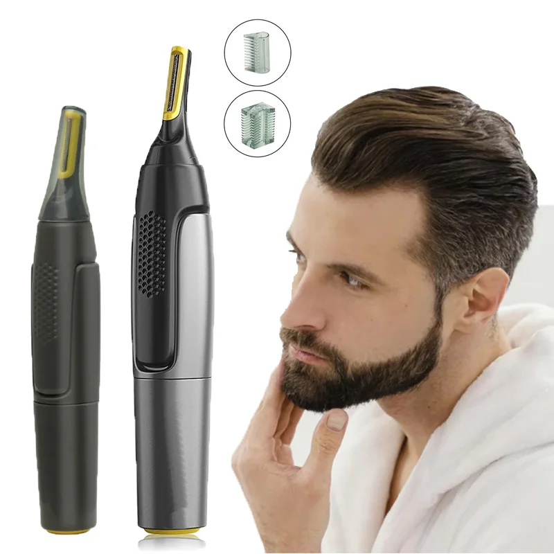 Nouveau multifonction nez sourcil favoris tête rasoir soins du visage personnels lavable électrique hommes Mini rasoir