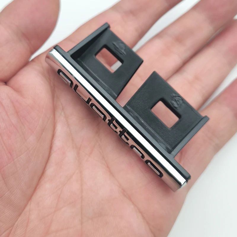 3d ABS Chrome Logo Quattro Emblem  Car Front Grille Badge For Audi A1 A2 A3 A4 A5 A6 A7 A8 Q2 Q3 Q7 Q5 Quatteo Badge Accessories