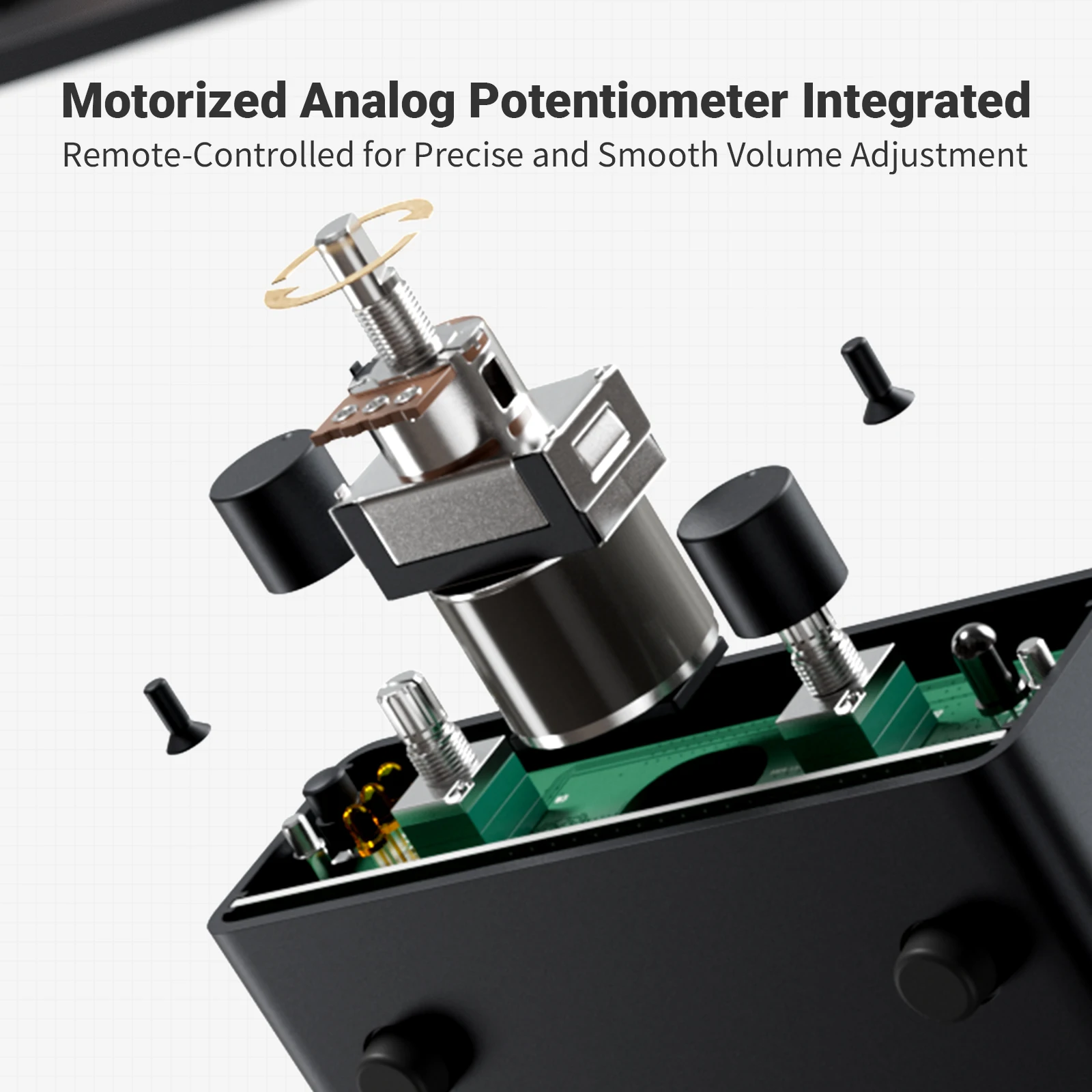 Fosi Audio P4 HiFi Preamplifier: 3 RCA Inputs, EQ/Bypass, Swappable Op-Amps, Treble & Bass Tone Control For Audiophile Systems