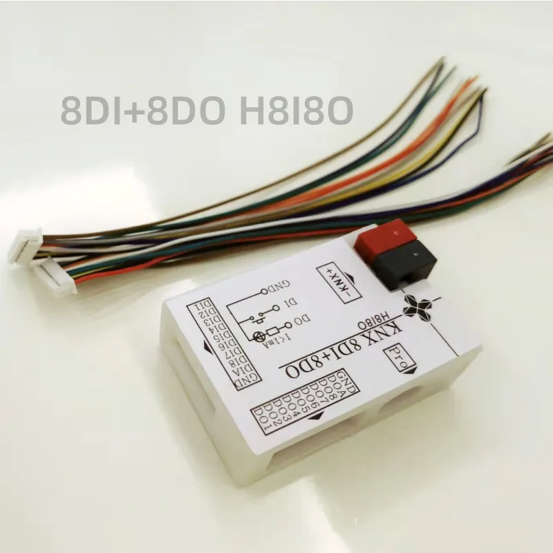 KNX Ein- und Ausgangsmodul KNX 8DI+8DO H8I8O