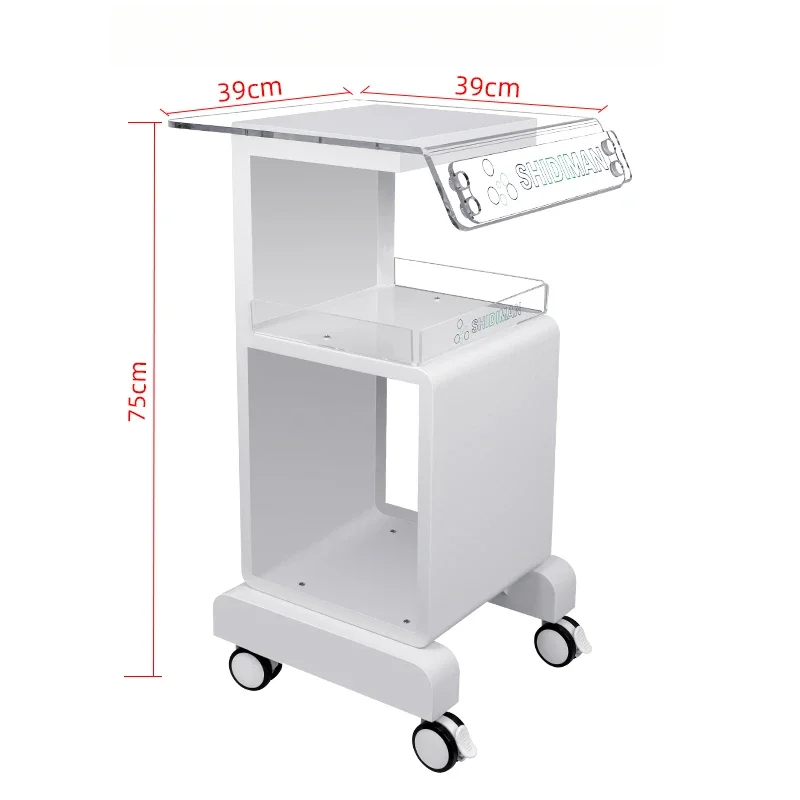 Trolley Winkelwagen Manicure Ondersteuning Esthetische Extra Wielen Opslag Auto Schoonheidssalon Kapper Rollen Professioneel Huishouden