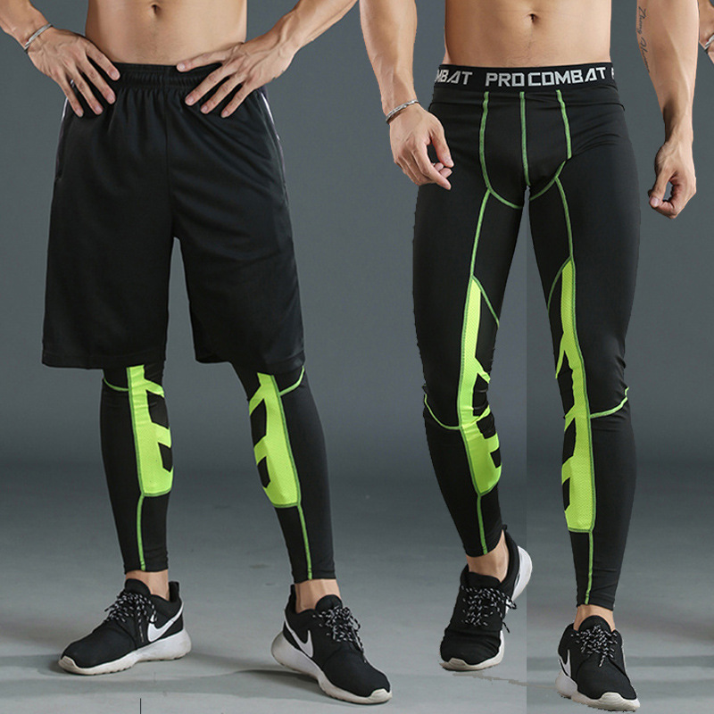 Pantalones deportivos para hombre, mallas elásticas de seda de leche, ajustadas, ultrafinas, de secado rápido, para correr, baloncesto y entrenar