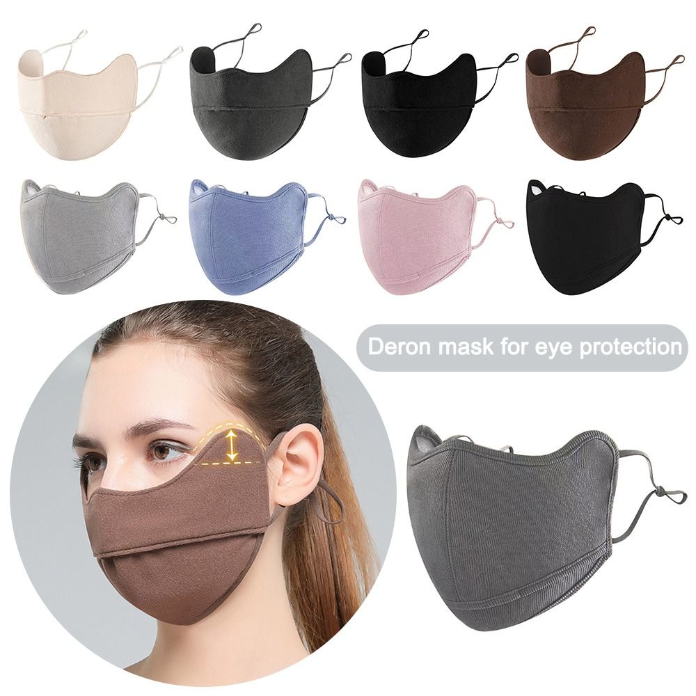 New Breathable Warm Masks Cold-proof Windproof Reusable Face Mask Skin-friendly Derong Material Mouth Cover for Outdoor