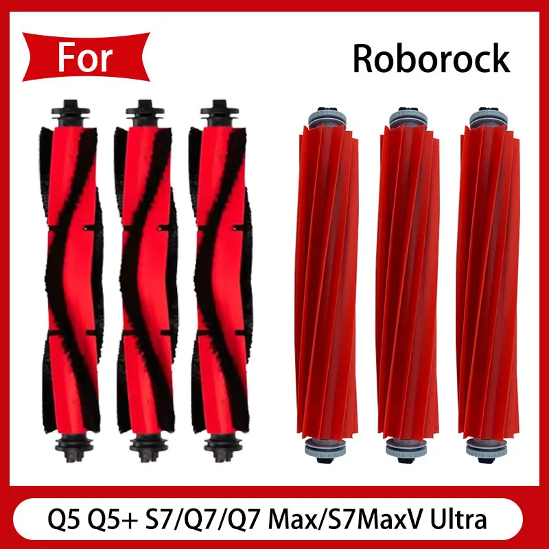 El reemplazo del cepillo de goma del cepillo principal es adecuado para el robot de barrido Roborock Q5 Q5+ S7/Q7/Q7 Max/S7MaxV Ultra P10/P10 Pro/robot v