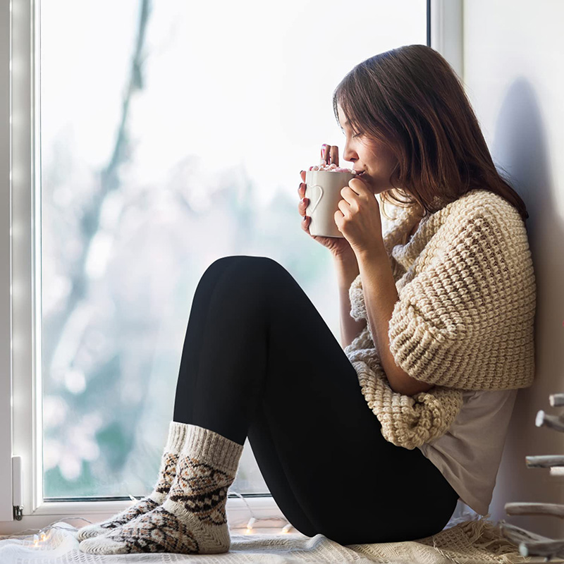 Женские Зимние Леггинсы С Высокой Талией