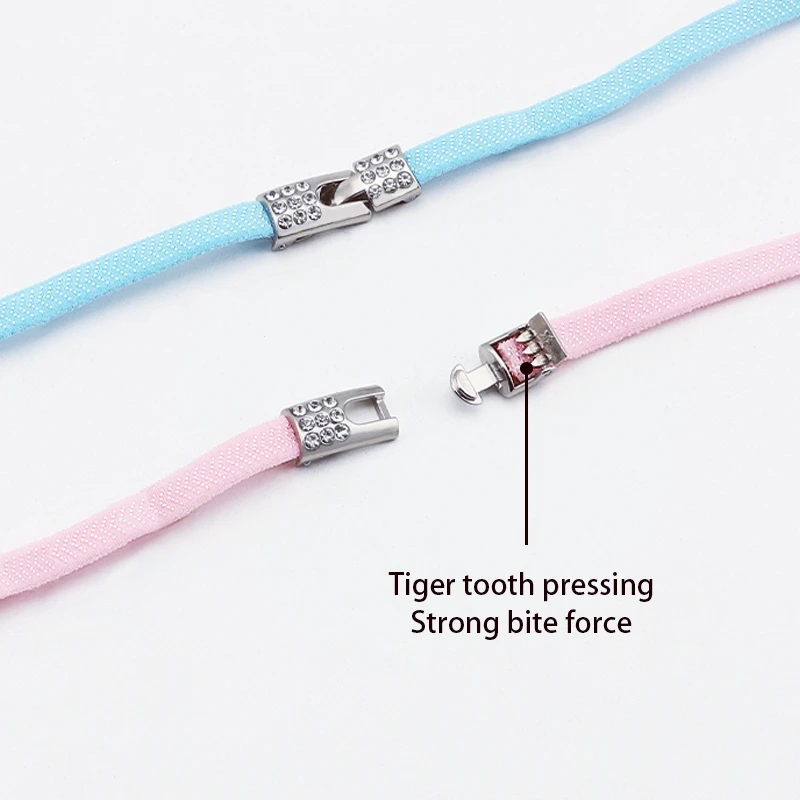 1 paio/2 paia di lacci con chiusura a diamante senza lacci lacci elastici scarpe da ginnastica senza lacci lacci per scarpe per bambini accessori per scarpe con lacci per adulti