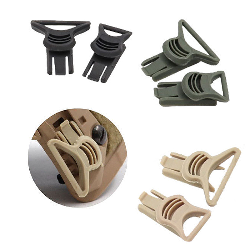 BOOIU Taktische Schienenbrille Schnallenadapter FAST MICH Taktischer Helm Multifunktionale ARC Schienenbrille Schnalle Helmzubehör