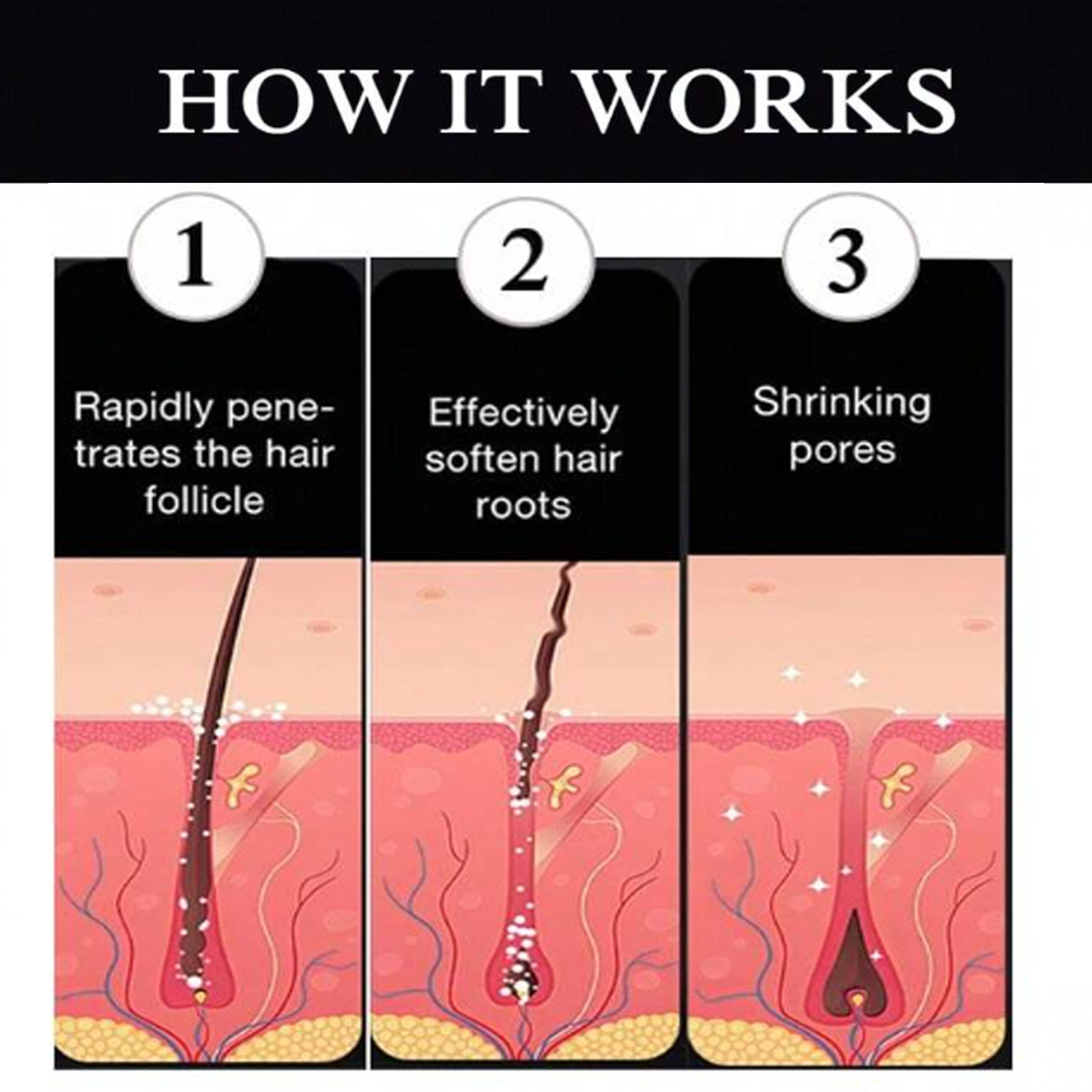 Aloe-Haarentfernungscreme für Herren, nährend, schmerzlos, nicht reizend, Wachstumshemmer, glatte, tragbare Körperhaarentfernungslotion