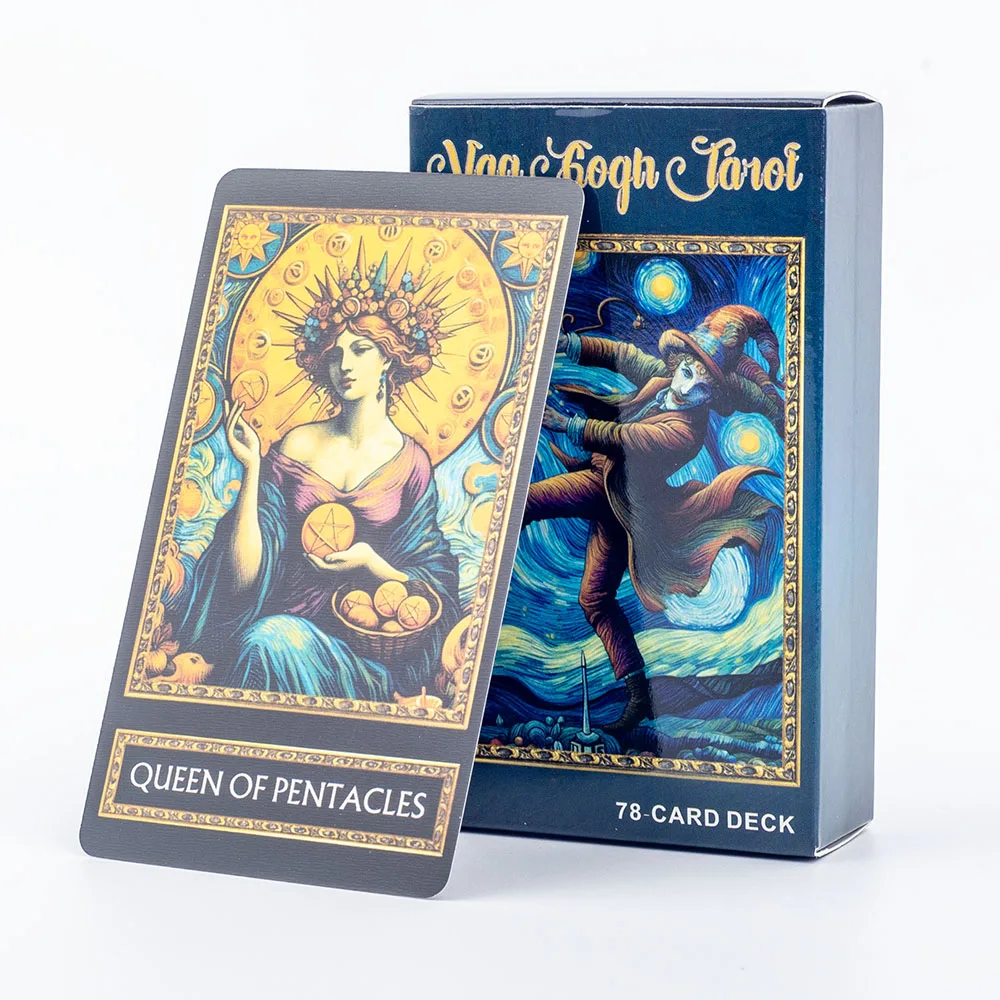 Van Gogh Tarot 78-Kartendeck, Brettspiele, Illustration, Wahrsagerei, Weisheit, Orakelkarten, Party, Desktop, Spielzeug, Unterhaltung, Freizeit